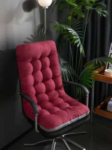 1 pieza Cojín de silla súper suave con respaldo, adecuado para oficina, sillas de ocio y mecedoras, diseño ligero - Multicolor - Ver 6