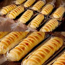 100pcs Transparent French Baguette Shaped Bags With Twist Ties - Clear Plastic Bread Shaped Packaging For Snacks, Bakery Display - Clear - View 7