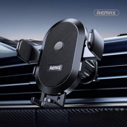  Remax Suction Cup Car Phone Holder, Dashboard Car Mount With One-Click Lock, 360° Rotation, Adjustable, Does Not Block View, Compatible With 4-7 Inch Phones, Car Accessories For Travel, Car Essentials, Car Stuff