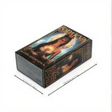 1 Set Russian Pocket Tarot Cards, 108 Cards Board Game Cards With Russian Instructions - Multicolor - View 5