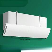 2pcs Cartoon Pattern Dual-Direction Air Conditioner Vent Deflector - Type C, 2-in-1 Without Holes - View 3