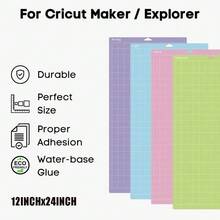 便携式切割垫，适用于Cameo Silhouette刻字机，带背胶PVC雕刻板，可用于工艺缝纫。 - 多色 - 查看 7