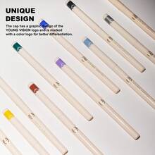 YOUNG VISION 1pc Colorful Pearl & Matte Eyeliner Gel Pencil, Waterproof Eyeshadow Pencil, Smooth Rotatable Eyeliner Pencil, Eyeshadow For Daily, Holiday, Party, Valentine's Day, Stage, Cosplay, Portable Eye Makeup - 彩色 - 查看 7