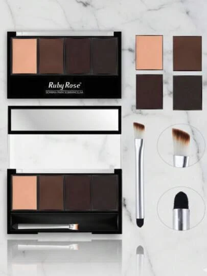 Paleta de Sombra para Sobrancelha Ruby Rose - Trio
