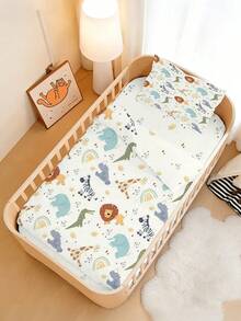 Bộ đồ dùng giường ngủ cho bé họa tiết động vật, làm từ chất liệu polyester in kỹ thuật số, phù hợp cho cả bé trai và bé gái, có thể dùng để trang trí phòng ngủ, làm quà tặng và đồ dùng trong các dịp lễ. Bao gồm 1 vỏ chăn hai mặt và 1 vỏ gối một mặt. - Nhiều màu - Xem 2