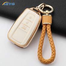 2/3/4 Buttons Camry CHR Corolla RAV4 Alphard Land Cruiser Prado Prius 2017-2022 TPU Car Key Fob Cover Keychain - B - View 14