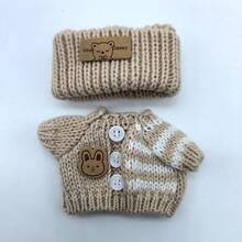[Apparel Only] 1st & 2nd Generation Hanging Doll Clothes: Knitted Sweater, Hat, Scarf, Small Bag, Accessories - Multicolor - View 5
