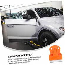 1 Piece Window Film Glass Cleaning Tool Mini Adhesive Remover Sticker Scraper Caulking Scraper Flat Head Razor Blade - 1PC - Random Color - View 9