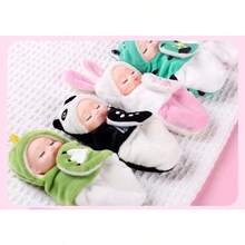 Bambola morbida creativa per bambini piccoli, bambola reborn realistica bionica calmante per il sonno, accessori in peluche - Unicorno - Bambino che dorme - Orsetto marrone - Coniglietto - Dinosauro piccolo - Ranocchio piccolo - Emo Regalo perfetto - Regalo di compleanno - Regalo per le vacanze - Regalo perfetto - Regalo - Multicolore - Visualizzare 3