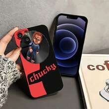 Diseño de muñeco  sobre un póster de vinilo. Esta elegante funda es compatible con Samsung, Apple, OPPO, , etc. Fabricada en TPU flexible, resistente a golpes y arañazos, ofrece una excelente protección contra caídas y un agarre cómodo. Es un regalo ideal para familiares, amigos y seres queridos, ideal para festivales, San Valentín, envíos rápidos, fundas para hombre, celulares y accesorios. - Negro - Ver 4