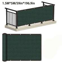 Toldo de privacidad para balcón | 90% de sombreado solar y protección UV, a prueba de viento y polvo, adecuado para balcón, jardín, patio, piscina al aire libre, disponible en varios colores - 1 pieza de cualquier color - Ver 17