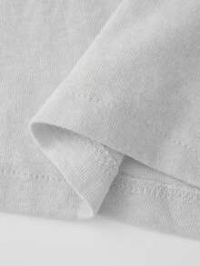 Women Half Sleeve Cropped Cardigan Shirt Short Sleeve Button Down Open Front Crewneck Loose Fit Knit T Shirt Y2k Casual Crop Tops Summer Fall Lightweight Jacket Outwear - 淺灰色 - 查看 9