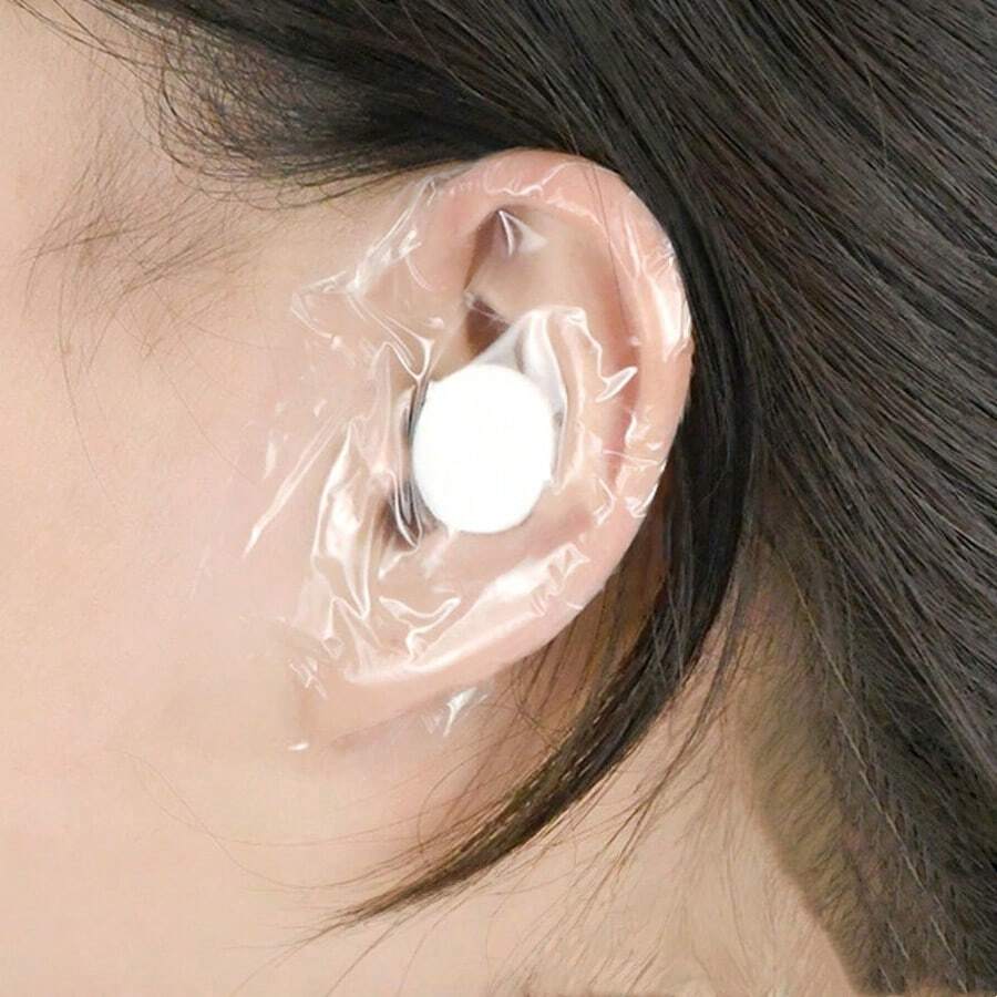 20个装塑料防水耳塞，游泳防水耳塞，塑料防水耳部保护塞 - 彩色 - 查看 1