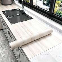 Wood Grain Sticker Self-Adhesive High Quality Wallpaper Suitable For Kitchen Countertops Cabinets Tables Walls Renovation - 1PC - View 2
