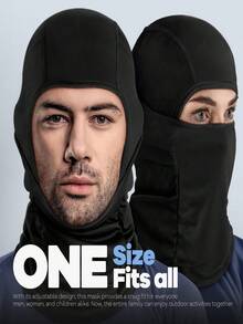 Unisex Windproof Cycling Face Mask, Breathable Quick-Dry Ski Motorcycle Helmet Liner Protective Cap - Multicolor - View 1