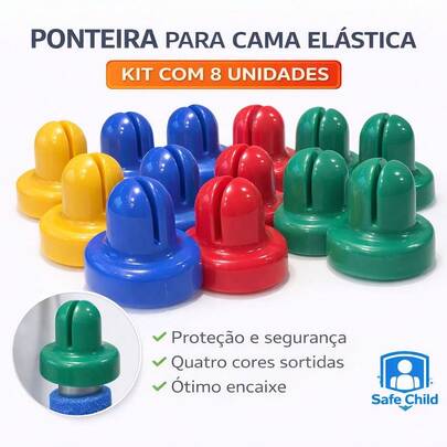 8 Ponteiras Para Haste Cama Elastica Pula Pula Trampolim