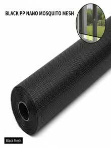 Red de mosquitos de PP nano premium, pantalla de ventana de corte fácil sin deshilachado, malla lavable de alta densidad anti-polvo para uso industrial y doméstico - Malla gris - Ver 15