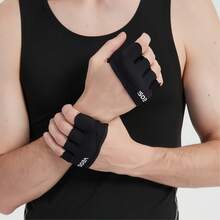 2025 Summer New Outdoor Sports Gloves, Fitness Gloves For Men & Women, Gymnastics Bar Hand Protector, Yoga Training Anti-Callus Gloves, Weightlifting Non-Slip Gloves For Cycling - Black - View 7