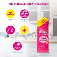 Stardrops The Pink Stuff Miracle Cream Cleaner – Multi-Purpose Liquid Cleaner For Kitchens, Bathrooms & More – Removes Grease, Grime & Limescale – Tough On Stains, Gentle On Surfaces – 500ml - 16.9 盎司(1 包) - 查看 7