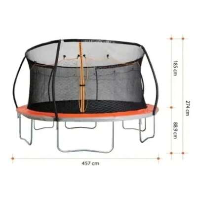 ¡RecomendadoTrampolin Brincolin Con Red Capacidad De 5 Niños1 Negro¡Top de Temporada