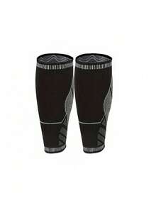 1 Pair/2 Pairs Leg Compression Sleeves For Men & Women - Calf Compression Sleeves Without Feet - Shin Splint Compression Leg Sleeve For Running, Fitness, Basketball, Cycling, Leg Support - Black - View 14