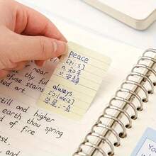 100pcs/Box Minimalist Pull-Out Scroll Sticky Notes, Striped Removable Memo Pad, Suitable For Students, Teachers, Office, School, Home - Labels, Memos, Notebooks, Diaries, Planners, Fridge, Cabinets, Office Supplies, School Supplies, Stationery, Classroom, Back To School Gifts - Multicolor - View 8