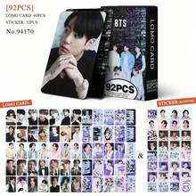 45pcs/55pcs/92pcs/124pcs/127pcs JIMIN JIN J-HOPE JK RM V Photocard Collection - Fan-Made Photo Album Set, K-Pop Birthday Gift Trading Cards With Display Box, Bookmark Set, Collectible Cards, Valentine's Day Gift, Small Gift, Fandom Merch, Collectible Cards, New Collection Cards, Card Collection Display, Pop Music Peripherals - Multicolor - View 2