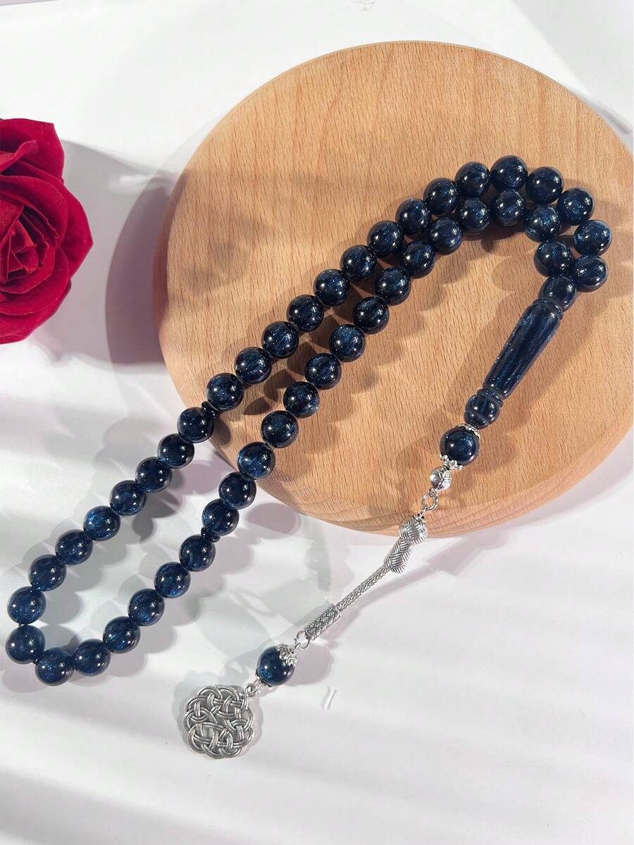 45pcs 10mm Resin Misbaha Prayer Beads, Middle Eastern Style Rosary Bracelet - Multicolor - View 1