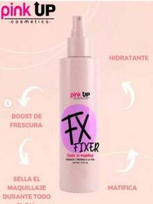 Fijador de Maquillaje Pink Up Fx Fixer Sellador Maquillaje Hidratante Matte - 1 PIEZA - Ver 3