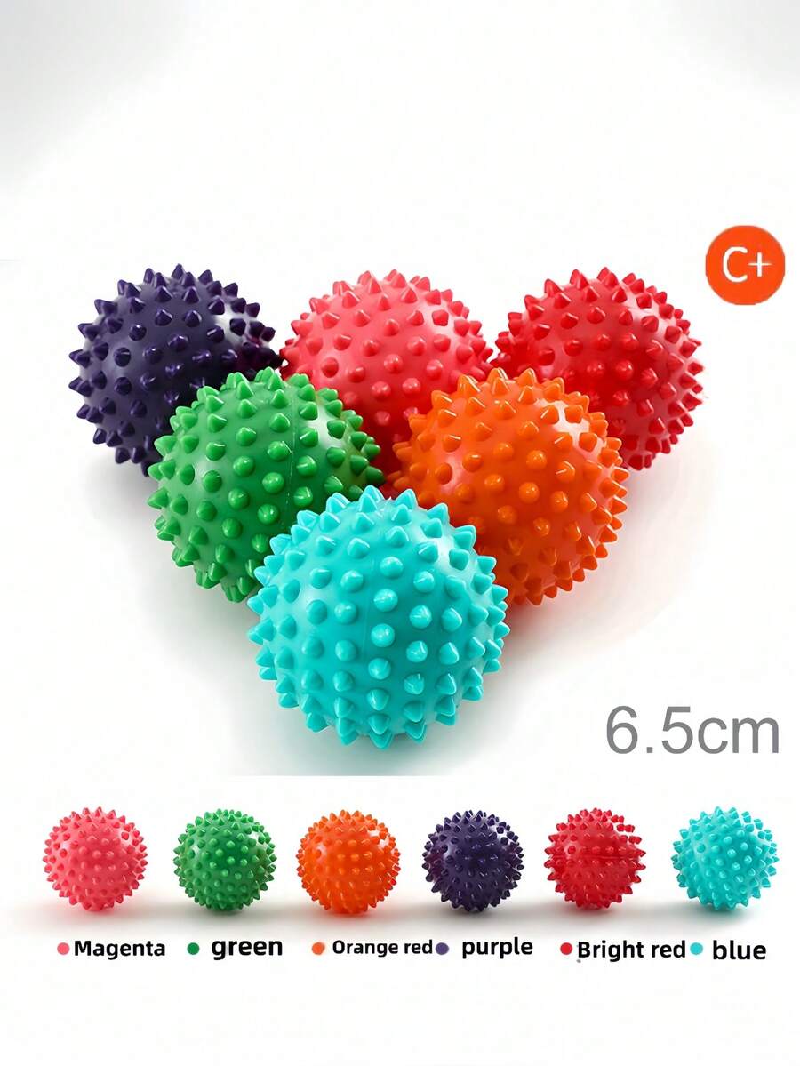 Multi-Function Spiky Ball For Self-Massage, Relieve Shoulder Neck Soreness & Foot Fatigue - Mint Blue - View 1