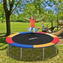 Trampoline Edge Protection, Frame Padding, Padded Spring Cover, Trampoline Accessory Set, Tear-Resistant And Durable (Ø244cm/Ø305/Ø366) - 10FT Ø305cm, Color - View 4