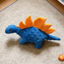 fgofoc Pet Chew Squeaky Plush Toy, Premium Squeaky/Sound Toy, Dual-Layer Soft Fabric Tear-Resistant/Washable, Suitable For Cats & Dogs, Fun Cute Unique Plush Dinosaur Toy, Fit For Small & Medium Dogs - Dog Birthday Gift - Cat & Dog Toy With Squeaker - Blue - View 7