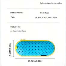 Leichte tragbare Schwimmbrille Schutzhülle, atmungsaktive Anti-Drop Brillenbox für Schwimmtrainingsausrüstung - Verschiedenfarbig - Übersicht 8