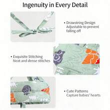 1pc Baby Head Protector - Infant Crawling, Walking, Running Helmet - No Jolt And Soft Cushioning - Adjustable Protective Cap Baby Safety Helmet - Toddler Helmet 6-12 Months 1-2 Years - Multicolor - View 7