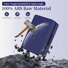 Bộ vali 5 món có nhiều màu sắc khác nhau, được làm từ chất liệu ABS, có khóa số và bánh xe đa hướng êm ái. Sản phẩm phù hợp cho các chuyến công tác, hành lý xách tay và các chuyến đi học tập. - Màu xanh hải quân - Xem 3
