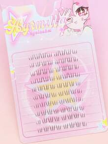Ayrmilla 80 Clusters Natural Lengthening Bottom False Eyelashes, Soft Light‑Weight Individual Cluster Lower Lashes, Reusable Segment Eyelash For Daily Look Anime Cosplay Party Makeup For Beginners Women Girls - C - View 2