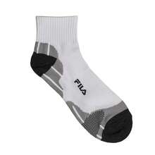 FILA Women Crew Socks - 白灰黑 - 查看 3