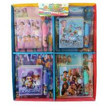 SHARLOVY 1 Set Nuevo Juego de Papelería de Cazador de Brujas de Dibujos Animados, Mini Libreta Magnética Colgante Bolígrafo, Caja de Regalo de Papelería Portátil de Alta Calidad, Estilo Aleatorio, Regalo de Año Nuevo/Cumpleaños - Multicolor - Ver 5