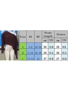 Women Y2k Sheer Chiffon Poncho Top Double-Layer Solid Color Off Shoulder Asymmetrical Shrug Flowy Shawl Wraps See Through Ruffle Vacation Beach Cover Ups - Màu nâu Sô-cô-la - Xem 8