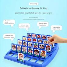 Children's Intellectual Reasoning Logic Toys, Tabletop Game Cards, Guessing Characters Interactive Two-Player Game Toys - Who I Am - View 4