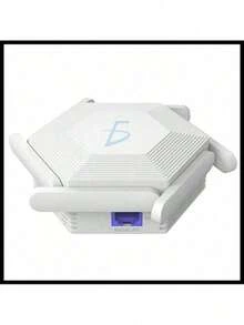 Repetidor Wifi Extensor Amplificador Con 6 Antenas 2.4GHz WPA/WPA2 y WEP - Blanco - Ver 2
