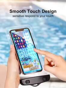 Túi chống sốc, chống nước cho điện thoại, vỏ chống nước, túi chống nước dùng khi bơi lội, vỏ bảo vệ điện thoại chống nước đa năng tương thích với iPhone 17, 16, 15, 14, 13 Pro Max, quà tặng mùa xuân. - Nhiều màu - Xem 6
