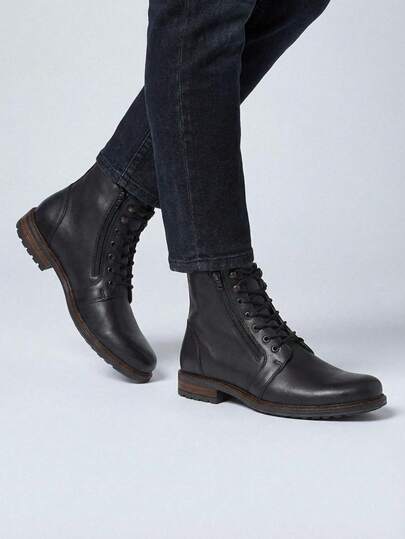  Botines Caballero Stylo 3000 Botas para Hombre Simipiel