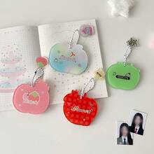 1pc Acrylic Cartoon ID Photo Holder, Cute Idol Fan ID Card Case, Bag Accessory - Cartoon Card Holder - View 5