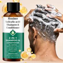 100克水杨酸洗发水，即刻控油，质地轻盈，泡沫丰富，深层清洁头皮，蕴含水杨酸泡沫，深层滋养，保湿，强健发根。热保护配方，蕴含天然萃取物，如同护发素般呵护秀发健康，滋养发根，令秀发蓬松亮泽。 - 洗髮+護髮素 - 查看 3