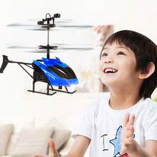 Juguete Dron Helicóptero Control Sensor Recargable - Rojo - Ver 6