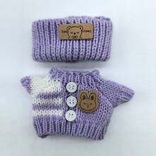 [Apparel Only] 1st & 2nd Generation Hanging Doll Clothes: Knitted Sweater, Hat, Scarf, Small Bag, Accessories - Multicolor - View 11