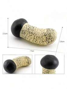 1pc Realistic Mushroom Model, Includes Shiitake, Amanita, Chanterelle, Porcini, Suitable For Teaching, Photography Props - Multicolor - View 8