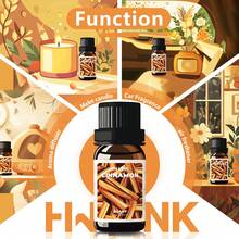 HWLINK 10ml Cinnamon Essential Oil, Plant Essential Oil For Diffuser/Humidifier, Essential Oil Care, Mother's Day Gift, Travel Size, Holiday Gift, Warm Scent, Winter Warmth Essential - Cinnamon - View 6