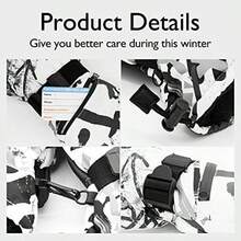 Guantes de esquí impermeables guantes de nieve de 34 °C guantes de invierno para clima frío guantes de snowboard cálidos para hombres y mujeres - Blanco - Ver 6